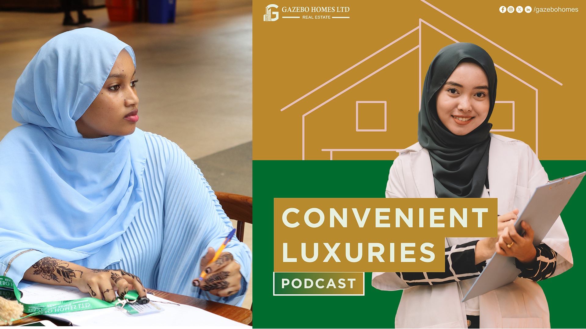 gazebo homes ltd launches "convenient luxuries" podcast 1 podcast thumbnail 1
